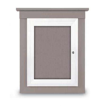 United Visual Products Sliding Glass Enclosed Letterboard, 72"x3 UV9007ACS-SATIN-BURGUN